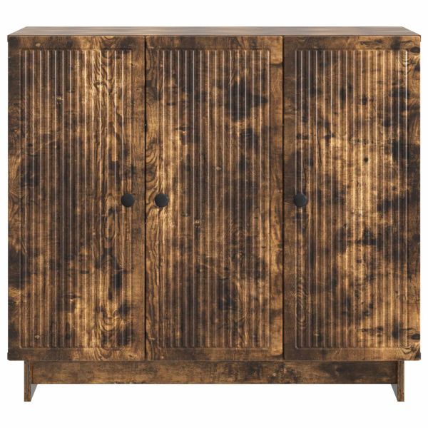 Служебен шкаф Опушен дъб 89 x 34,5 x 80 см Инженерна дървесина