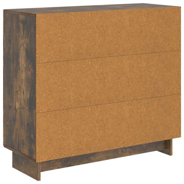 Служебен шкаф Опушен дъб 89 x 34,5 x 80 см Инженерна дървесина