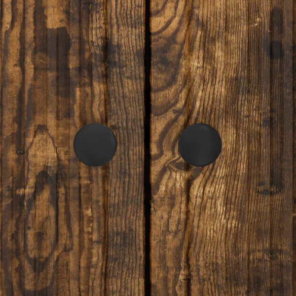 Служебен шкаф Опушен дъб 89 x 34,5 x 80 см Инженерна дървесина