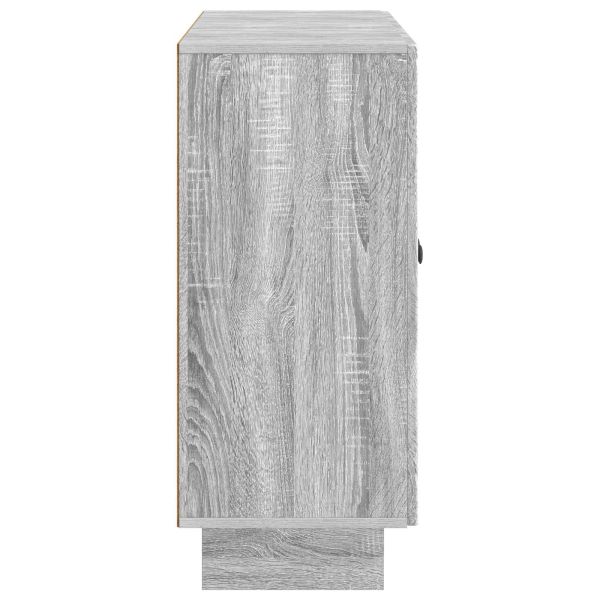 Служебен шкаф Сива сонома 89 x 34,5 x 80 см Инженерна дървесина