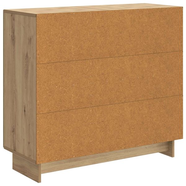 Служебен шкаф Дъб артизан 89 x 34,5 x 80 см Инженерна дървесина