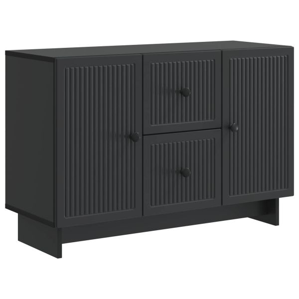 Служебен шкаф Черно 89 x 34,5 x 60 см Инженерна дървесина
