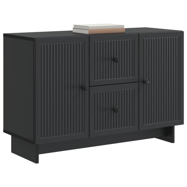 Служебен шкаф Черно 89 x 34,5 x 60 см Инженерна дървесина
