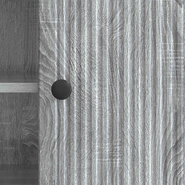 ТВ шкаф Сив Сонома 102 x 34,5 x 50 см Инженерно дърво
