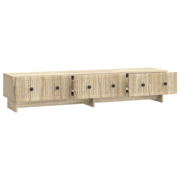 ТВ шкаф Дъб сонома 147 x 34,5 x 30 см Инженерна дървесина