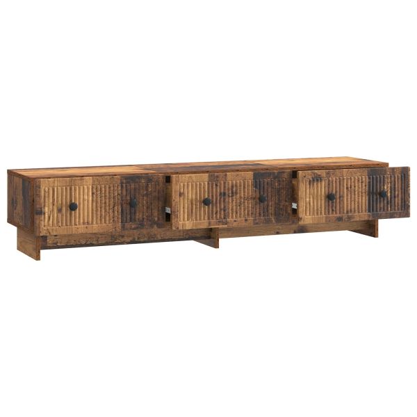 ТВ шкаф Старо дърво 147 x 34,5 x 30 см Инженерна дървесина