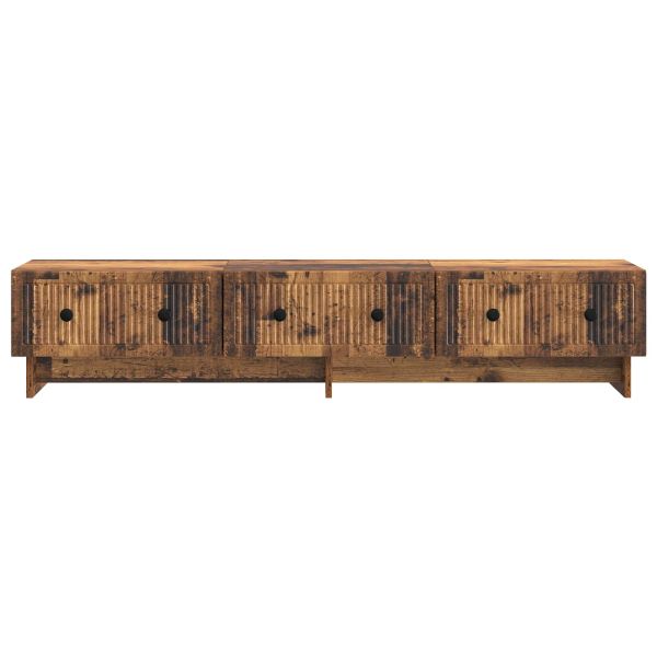 ТВ шкаф Старо дърво 147 x 34,5 x 30 см Инженерна дървесина