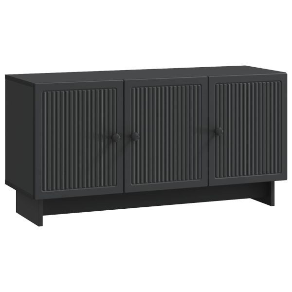 ТВ шкаф Черно 99 x 34,5 x 50 см Инженерна дървесина
