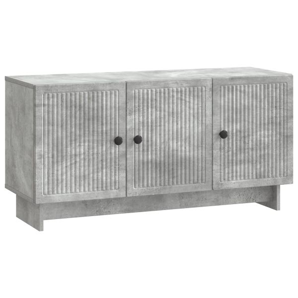 ТВ шкаф Бетонно сиво 99 x 34,5 x 50 см Инженерна дървесина