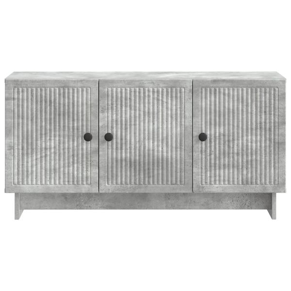ТВ шкаф Бетонно сиво 99 x 34,5 x 50 см Инженерна дървесина