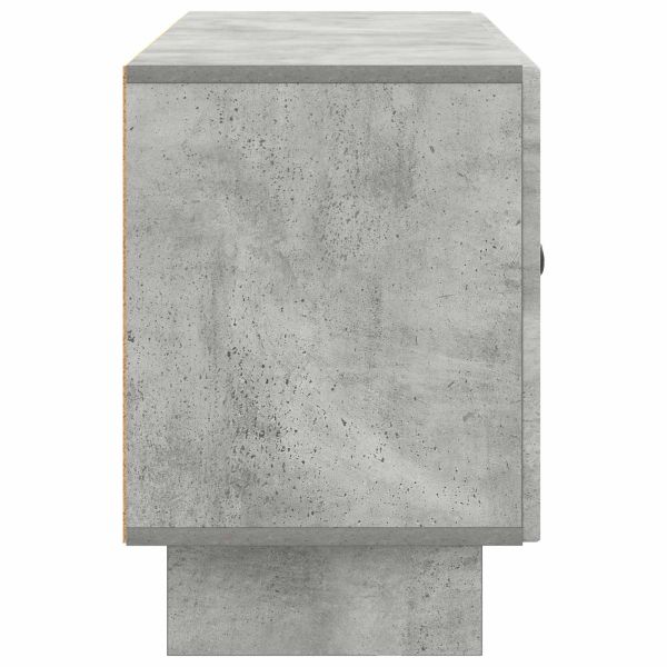 ТВ шкаф Бетонно сиво 99 x 34,5 x 50 см Инженерна дървесина