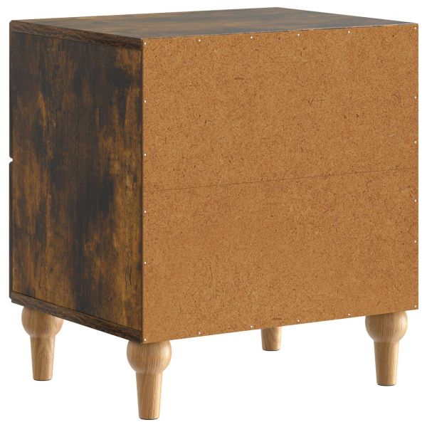 Нощен шкаф с чекмедже 2 pcs Опушен дъб 43 x 34,5 x 48 см