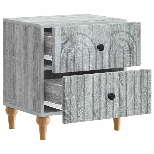 Нощен шкаф Сива сонома 43 x 34,5 x 48 см Инженерна дървесина