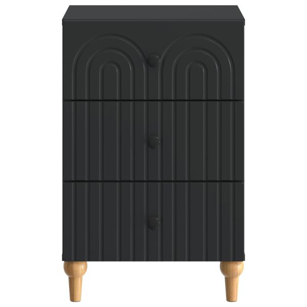 Нощен шкаф Черно 43x 41 x 66,5 см Инженерна дървесина