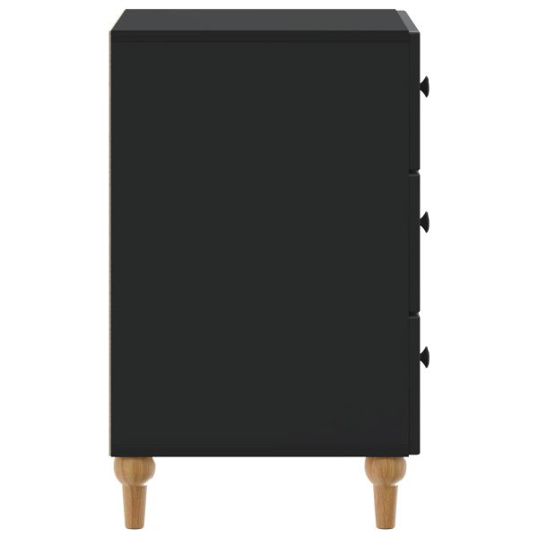 Нощен шкаф Черно 43x 41 x 66,5 см Инженерна дървесина