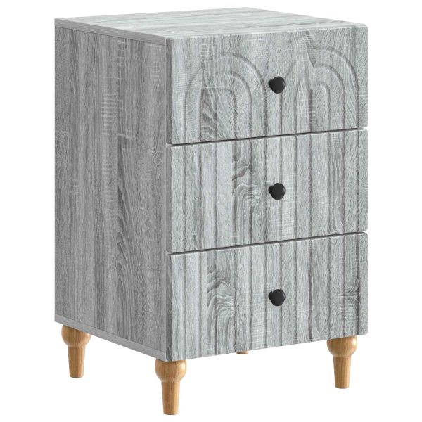 Нощен шкаф Сива сонома 43x 41 x 66,5 см Инженерна дървесина