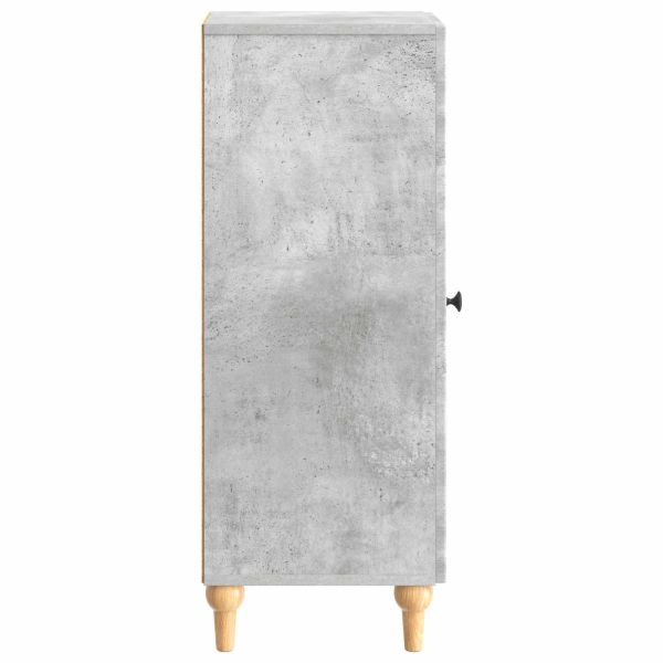 Служебен шкаф Бетонно сиво 33 x 34,5 x 90 см