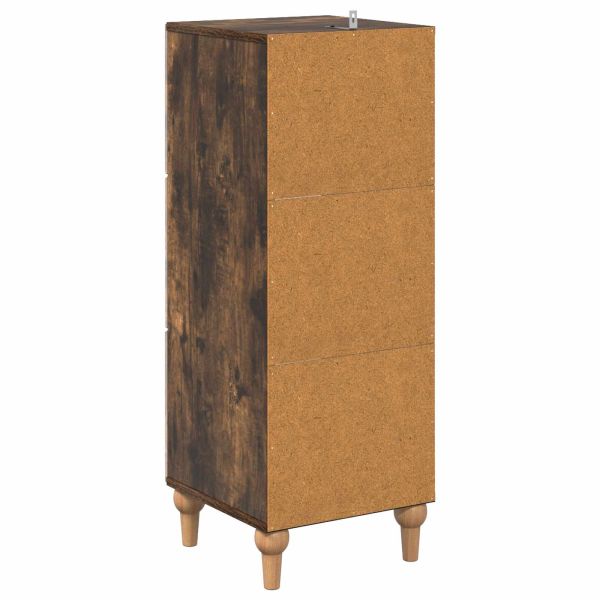 Чекмеджетен шкаф Опушен дъб 33 x 34,5 x 90 см
