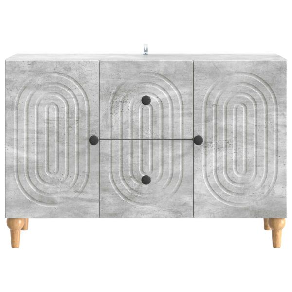 ТВ шкаф Бетонно сиво 89 x 34,5 x 60 см Инженерна дървесина