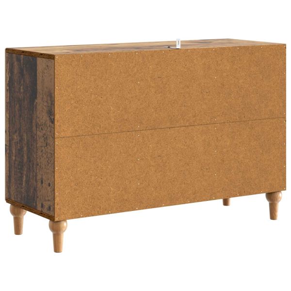 ТВ шкаф Старо дърво 89 x 34,5 x 60 см Инженерна дървесина