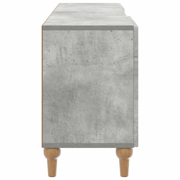 ТВ шкаф Бетонно сиво 150 x 31 x 50 см Инженерна дървесина