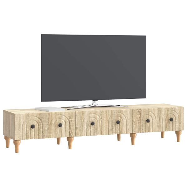 ТВ шкаф Дъб сонома 147 x 34,5 x 30 см Инженерна дървесина