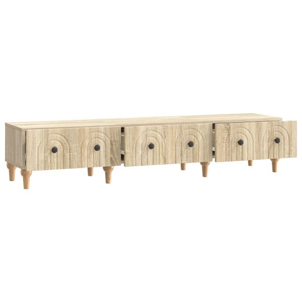 ТВ шкаф Дъб сонома 147 x 34,5 x 30 см Инженерна дървесина