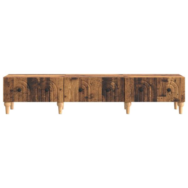 ТВ шкаф Старо дърво 147 x 34,5 x 30 см Инженерна дървесина