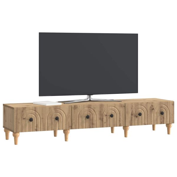 ТВ шкаф Дъб артизан 147 x 34,5 x 30 см Инженерна дървесина