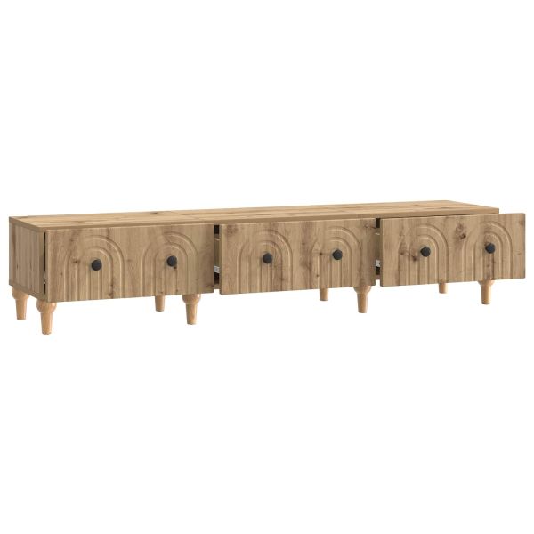 ТВ шкаф Дъб артизан 147 x 34,5 x 30 см Инженерна дървесина
