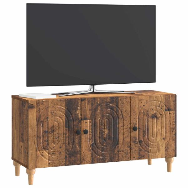 ТВ шкаф Старо дърво 99 x 34,5 x 50 см Инженерна дървесина