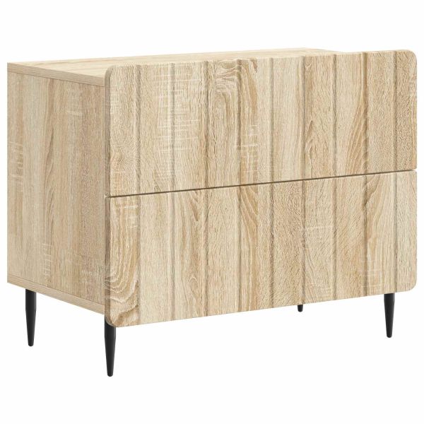 Нощен шкаф Дъб сонома 62 x 34,5 x 49,5 см Инженерна дървесина