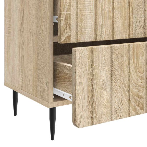 Нощен шкаф Дъб сонома 62 x 34,5 x 49,5 см Инженерна дървесина