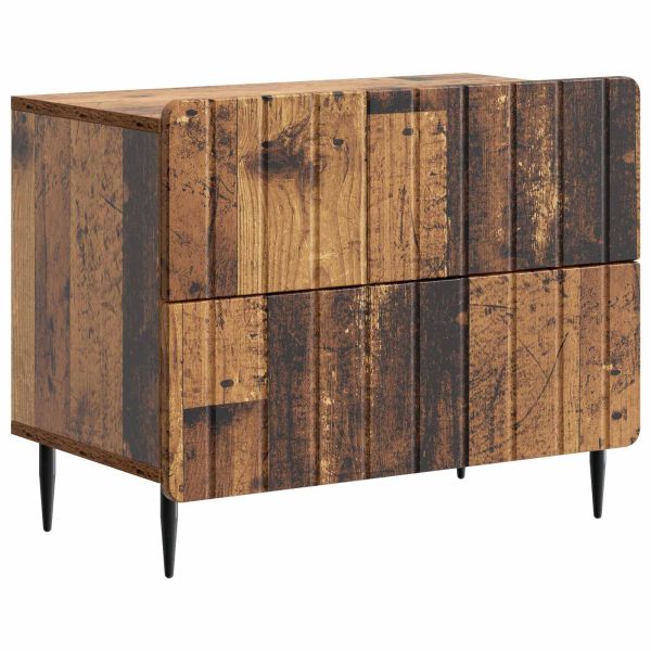 Нощен шкаф Старо дърво 62 x 34,5 x 49,5 см Инженерна дървесина