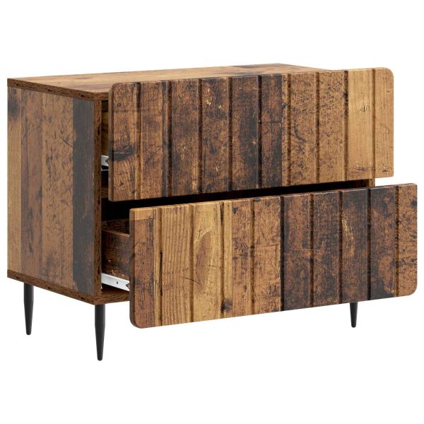 Нощен шкаф Старо дърво 62 x 34,5 x 49,5 см Инженерна дървесина