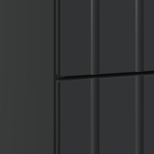 Нощен шкаф с чекмедже Черно 43x 41 x 68 см Инженерна дървесина