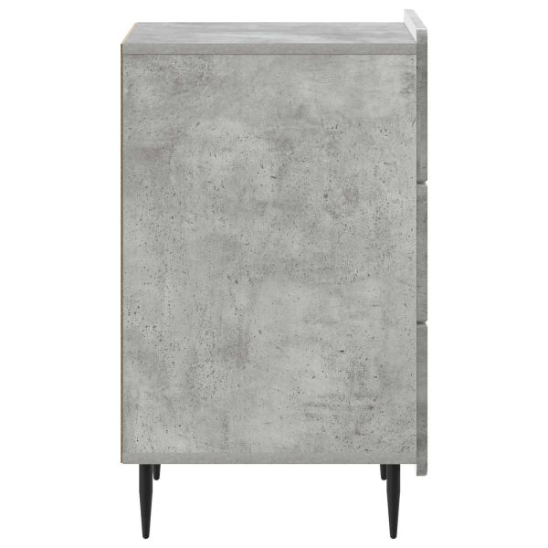 Нощен шкаф Бетонно сиво 43x 41 x 68 см Инженерна дървесина
