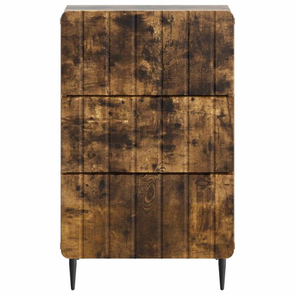 Нощен шкаф Опушен дъб 43x 41 x 68 см Инженерна дървесина