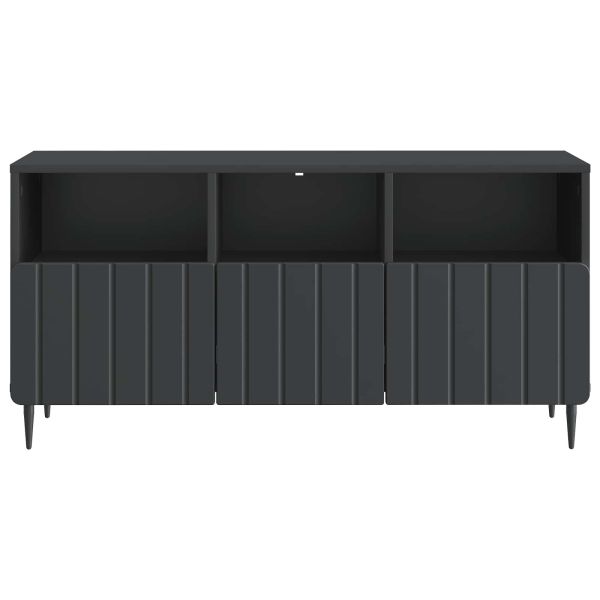 ТВ шкаф с чекмедже Черно 102 x 34,5 x 50 см Инженерна дървесина