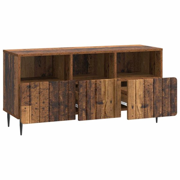 ТВ шкаф Старо дърво 102 x 34,5 x 50 см Инженерна дървесина
