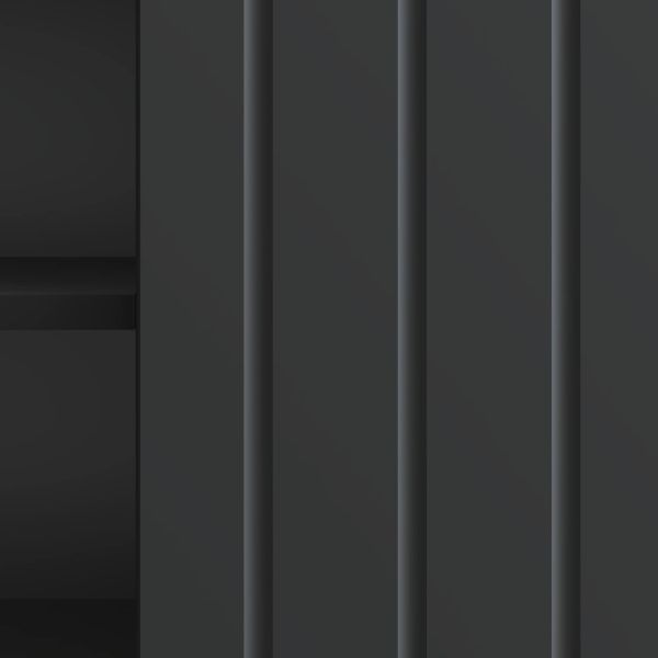 ТВ шкаф Черно 150 x 31 x 52 см Инженерна дървесина
