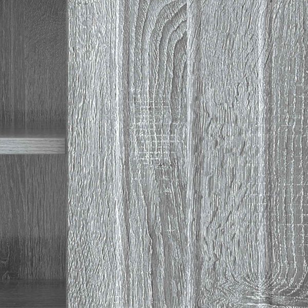 ТВ шкаф Сива сонома 150 x 31 x 52 см Инженерна дървесина