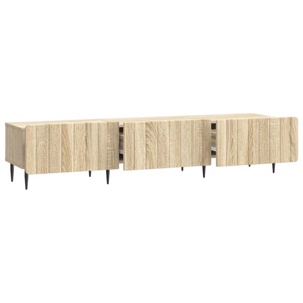 ТВ шкаф Дъб сонома 147 x 34,5 x 32 см Инженерна дървесина