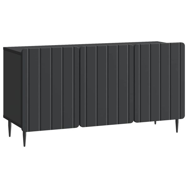 ТВ шкаф Черно 99 x 34,5 x 52 см Инженерна дървесина