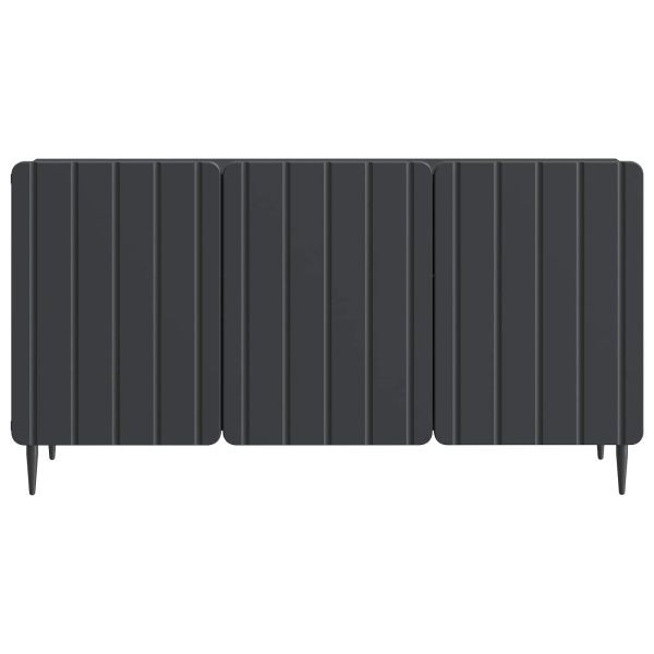 ТВ шкаф Черно 99 x 34,5 x 52 см Инженерна дървесина