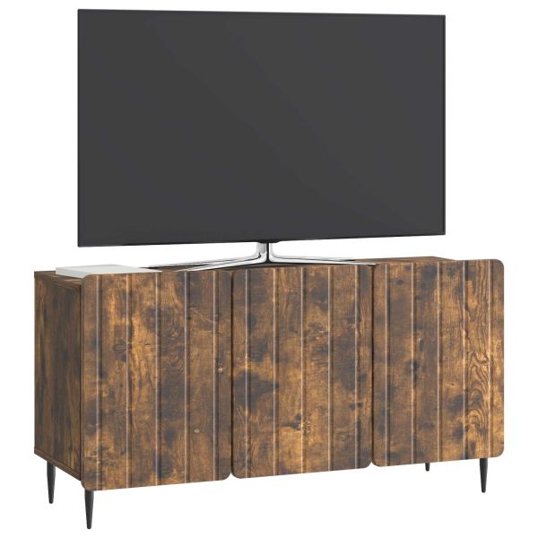 ТВ шкаф Опушен дъб 99 x 34,5 x 52 см Инженерна дървесина
