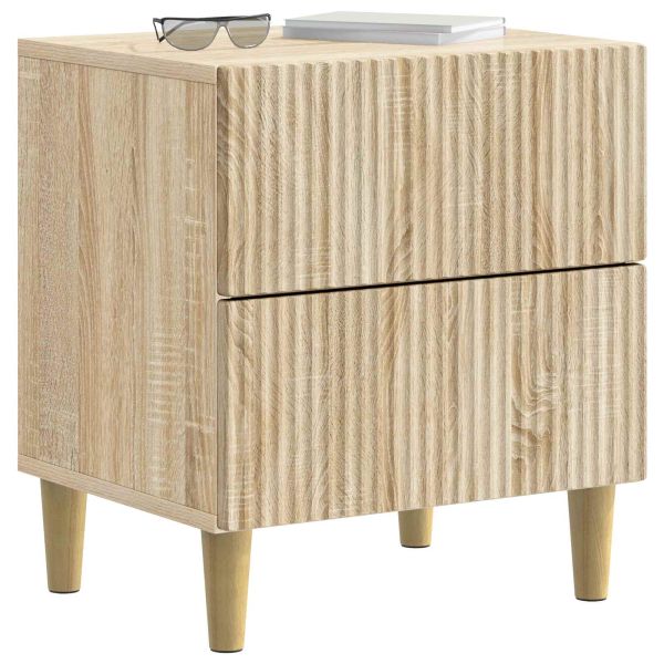 Нощен шкаф с чекмедже 2 pcs Дъб сонома 43 x 34,5 x 48 см