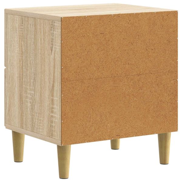 Нощен шкаф с чекмедже 2 pcs Дъб сонома 43 x 34,5 x 48 см