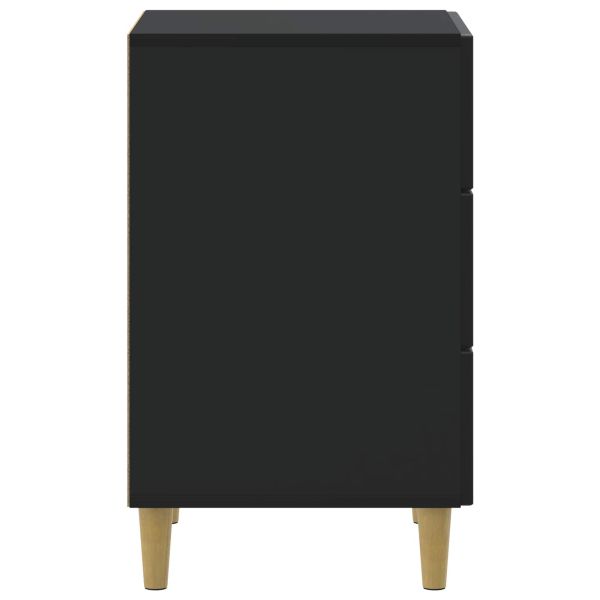 Нощен шкаф Черно 43 x 41 x 66,5 см Инженерна дървесина