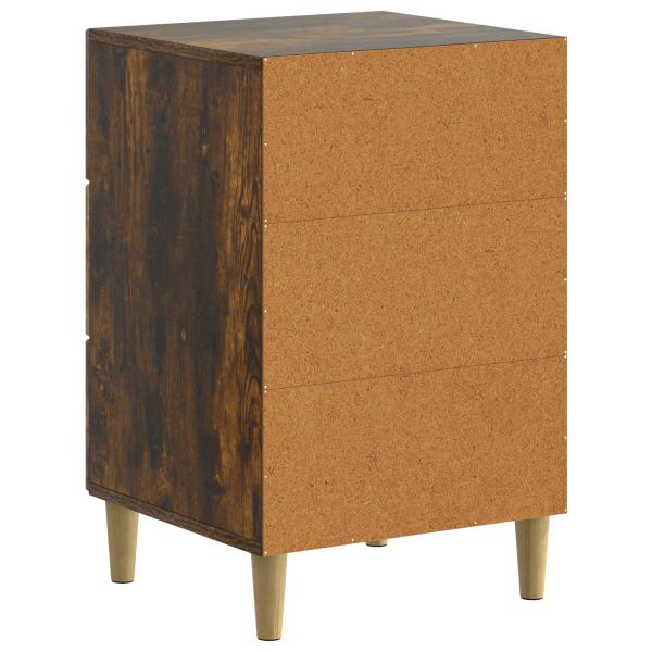 Нощен шкаф Опушен дъб 43 x 41 x 66,5 см Инженерна дървесина